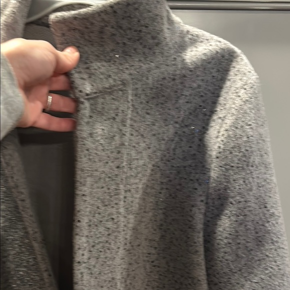 Habitat sz L Gray Wool Blend Jacket - Picture 5 of 7